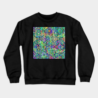 Bohemian hippie boho tie dye design Crewneck Sweatshirt